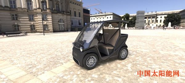 太阳能发电机Squad Mobility推出售价不到6000欧元的电动四轮车 自带太阳能顶棚