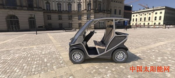 太阳能发电机Squad Mobility推出售价不到6000欧元的电动四轮车 自带太阳能顶棚